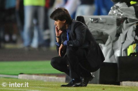 GUBBIO - Bernazzani observing the match, Trapattoni style