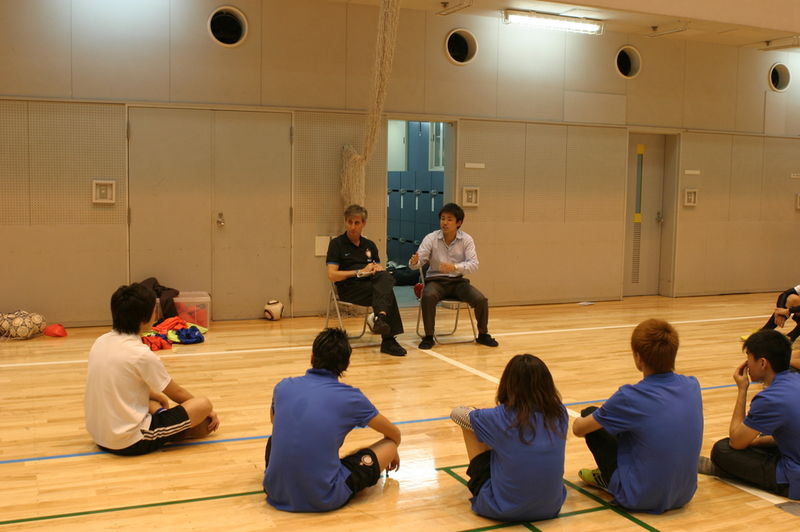 TOKYO - Then some lessons from Marco Monti for the local coaches