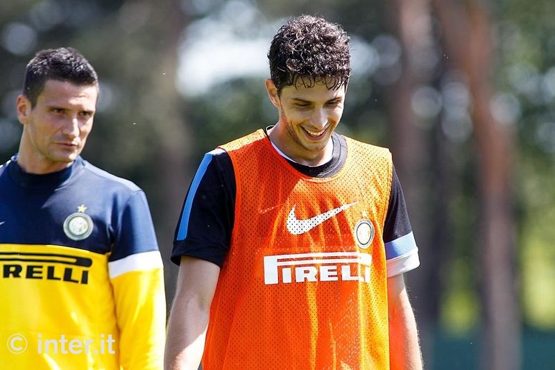 APPIANO GENTILE - Andrea chuckles while Luca Castellazzi tries to figure out what the joke is