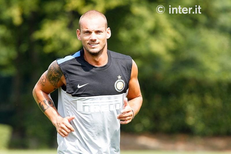 APPIANO GENTILE - After Euro 2012 and a holiday, Sneijder is ready to embrace Inter once more