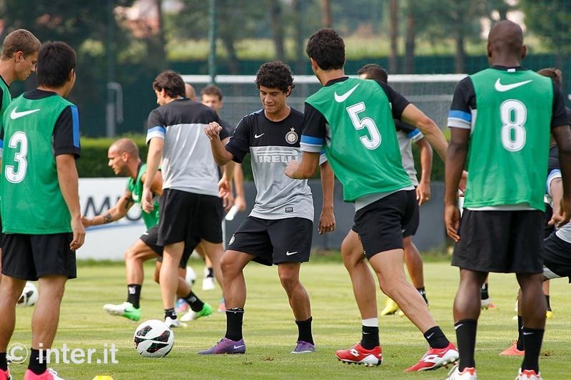 APPIANO GENTILE - Serie di torelli per i nerazzurri nel 2° allenamento 