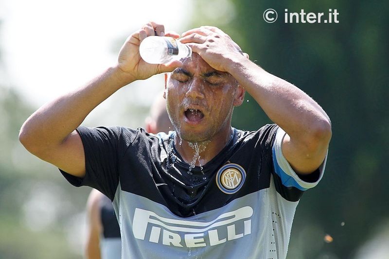     APPIANO GENTILE - Jonathan si rifresca come può  ed è pronto a ricominciare