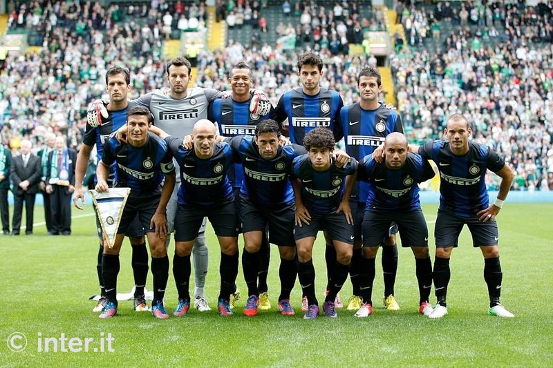 GLASGOW - The starting XI for the Nerazzurri's friendly against Celtic
