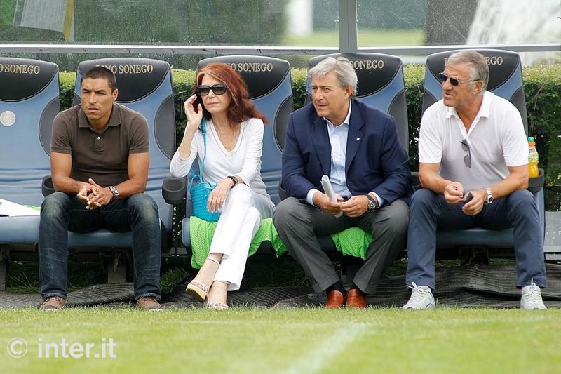 APPIANO GENTILE - Bedy Moratti e Sergio Spairani con Cordoba e Bedin