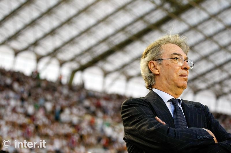 SPLIT - Moratti watching his Inter