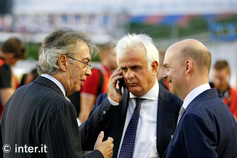 SPLIT - The president with Marco Fassone and Stefano Filucchi