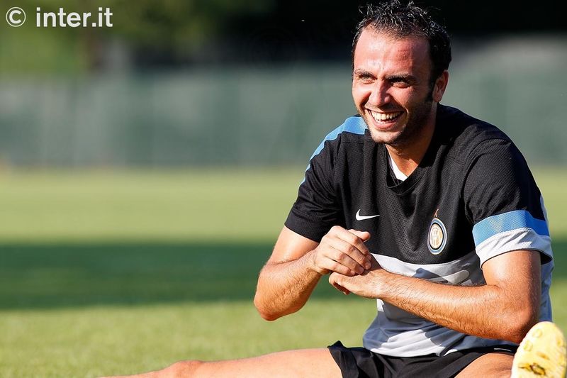 APPIANO GENTILE - Giampaolo Pazzini having a laugh