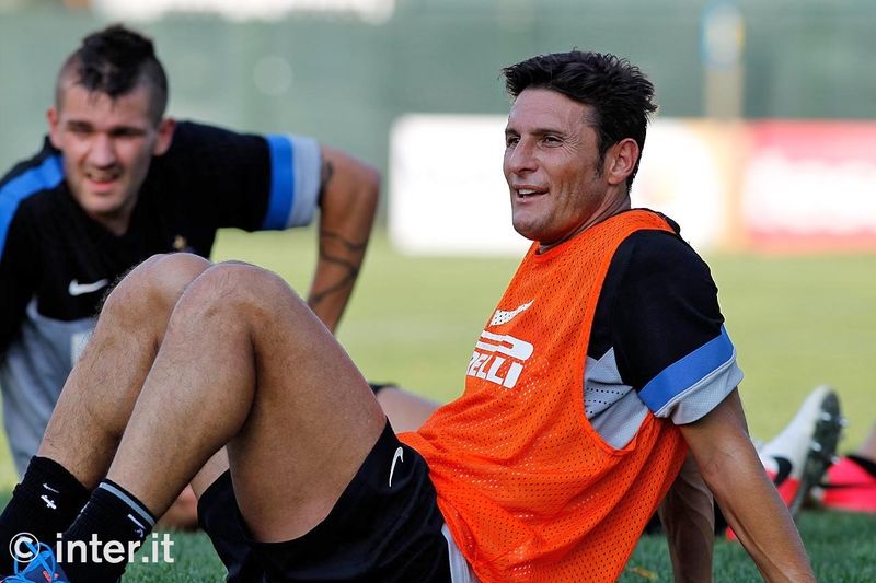 APPIANO GENTILE - What could Javier Zanetti be looking at?