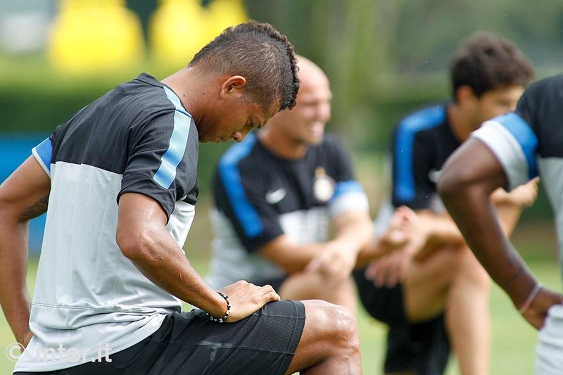 APPIANO GENTILE - Pensando all'Hajduk, Guarin durante l'allenamento