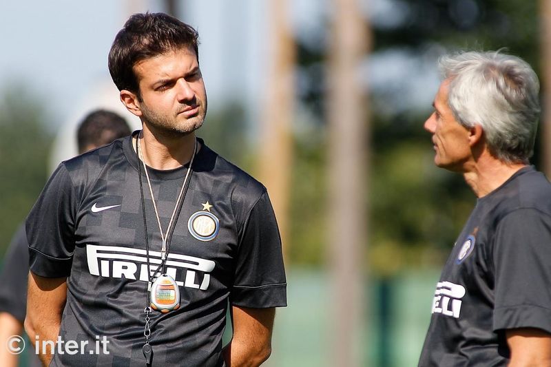 APPIANO GENTILE - Stramaccioni and Baresi discuss pre-match plans