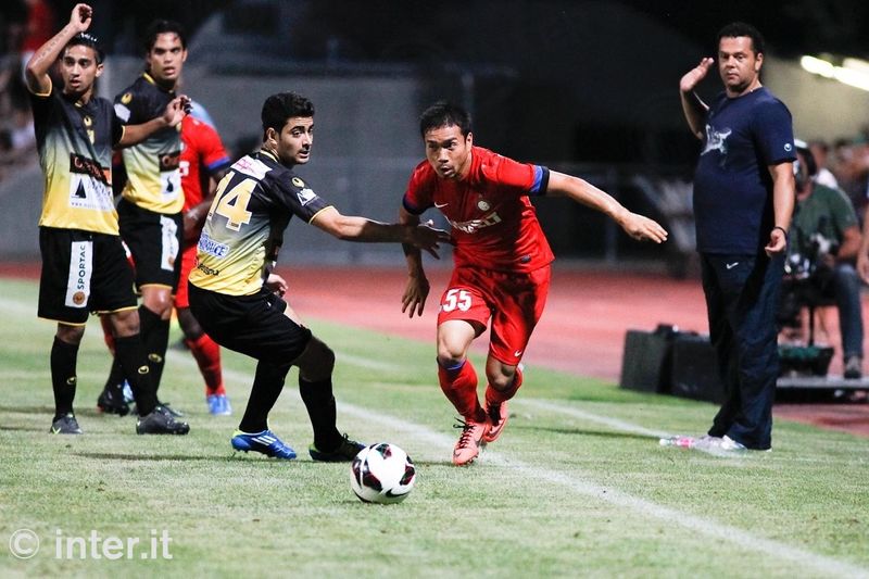 LOCARNO - Nagatomo surges down the flank 