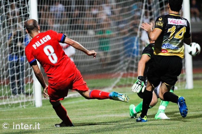 LOCARNO - And the ball nestles into the net