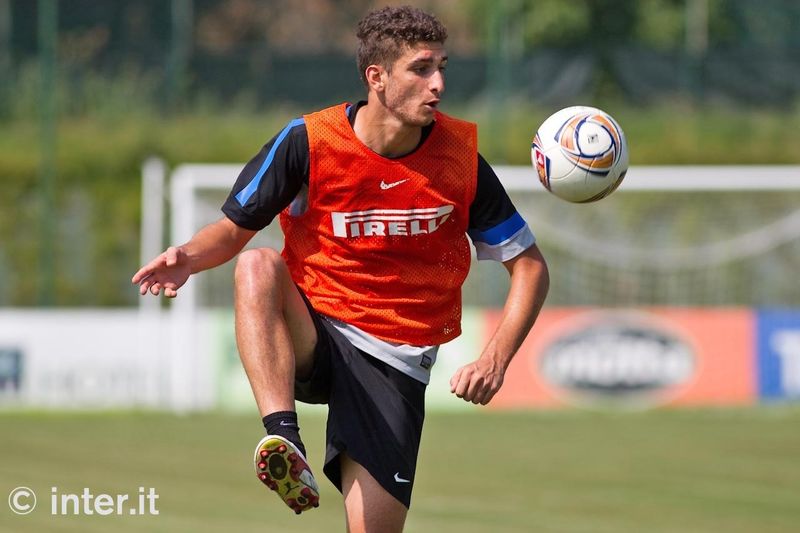 APPIANO GENTILE - Matteo Bianchetti shows he can hold his own with the first team squad