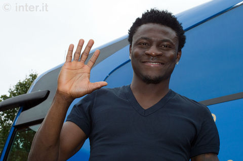 APPIANO GENTILE - Il saluto di Martins a tutti i tifosi interisti