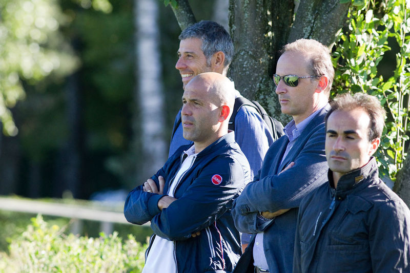APPIANO GENTILE - Di Biagio near his old team-mate Toldo