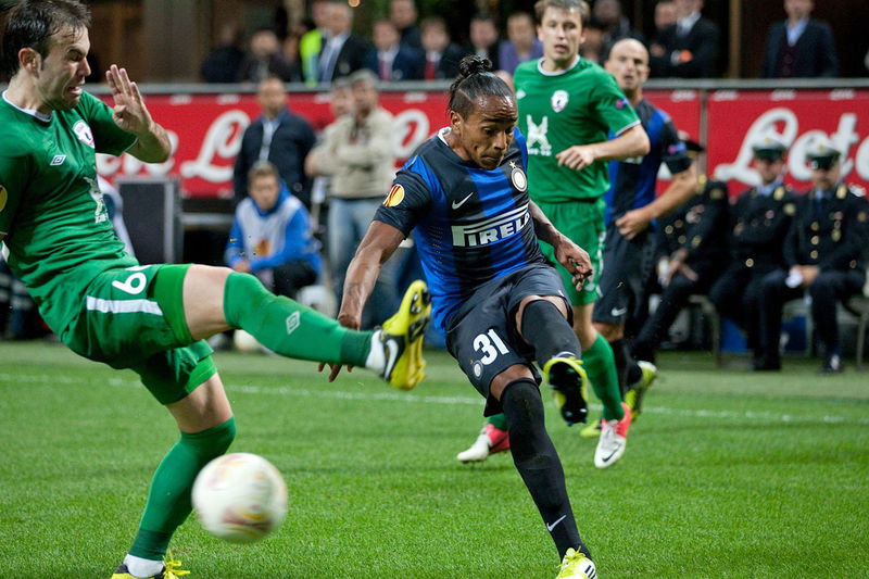 inter-rubin kazan 2-2 europa league gol di livaja e nagatomo