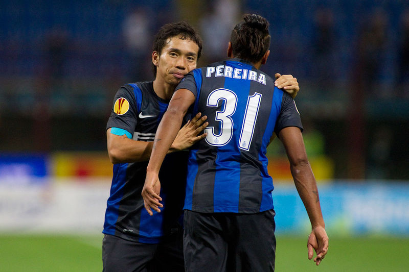 inter-rubin kazan 2-2 europa league gol di livaja e nagatomo