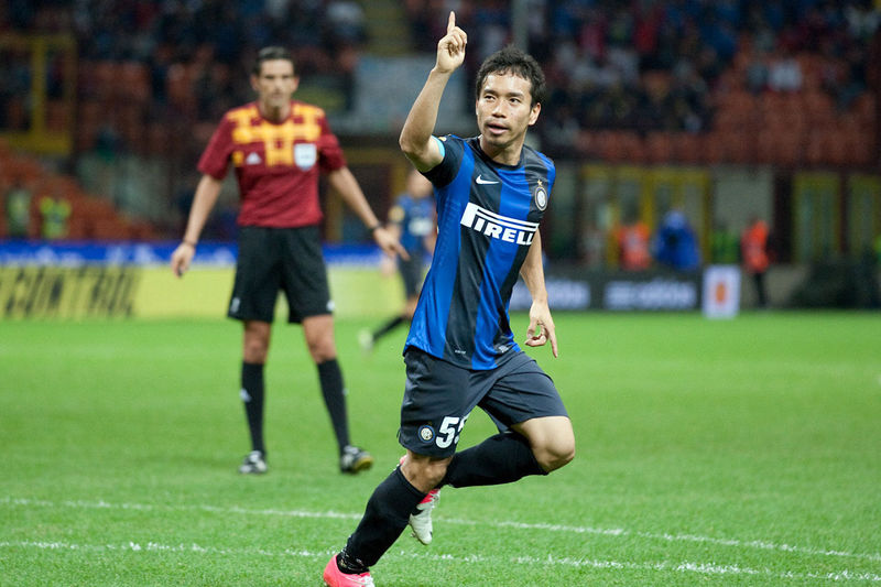 inter-rubin kazan 2-2 europa league gol di livaja e nagatomo