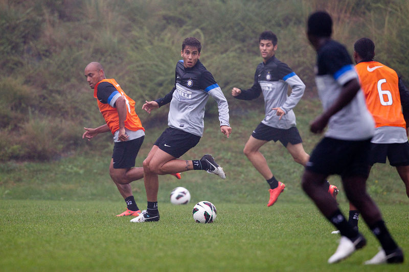 First training session at Appiano Gentile