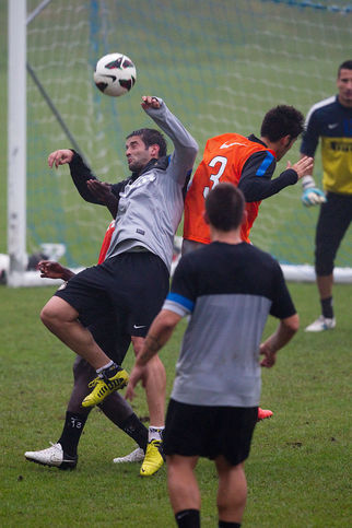 First training session at Appiano Gentile