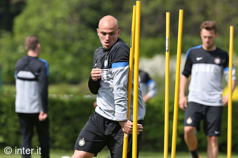 First training session ahead of Inter v Udinese