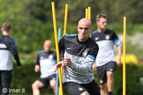 First training session ahead of Inter v Udinese