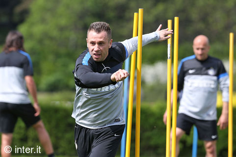 First training session ahead of Inter v Udinese
