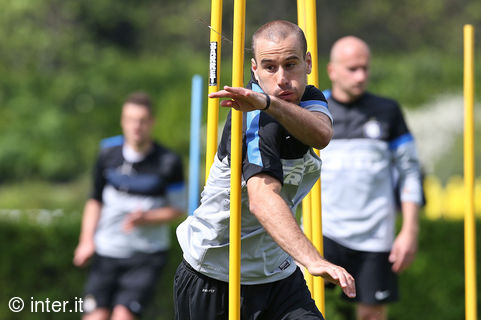 First training session ahead of Inter v Udinese