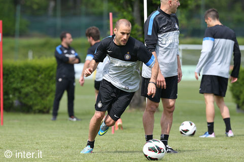 First training session ahead of Inter v Udinese
