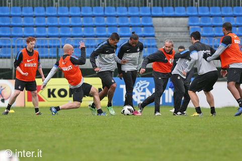 Third workout ahead of Inter v Udinese