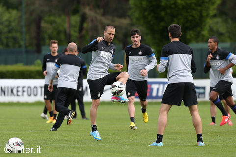 Fourth workout before Inter v Udinese