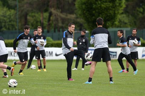 Fourth workout before Inter v Udinese