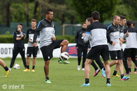 Fourth workout before Inter v Udinese