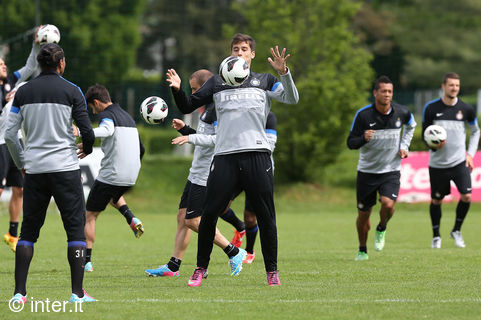 Fourth workout before Inter v Udinese