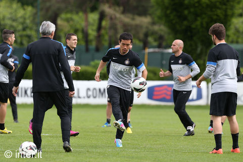 Fourth workout before Inter v Udinese