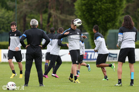 Fourth workout before Inter v Udinese