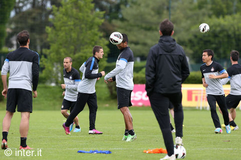 Fourth workout before Inter v Udinese