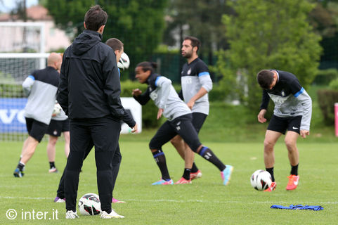 Fourth workout before Inter v Udinese