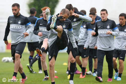 Ultimo allenamento verso Inter-Udinese