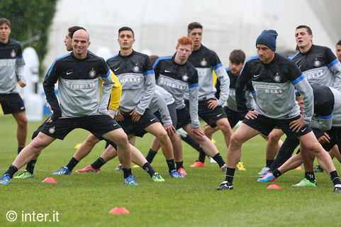 Ultimo allenamento verso Inter-Udinese