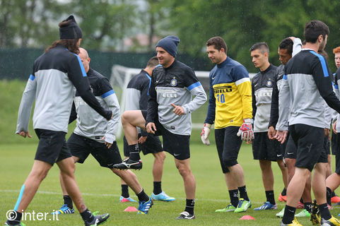 Ultimo allenamento verso Inter-Udinese