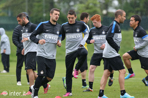 Ultimo allenamento verso Inter-Udinese
