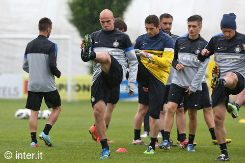 Ultimo allenamento verso Inter-Udinese