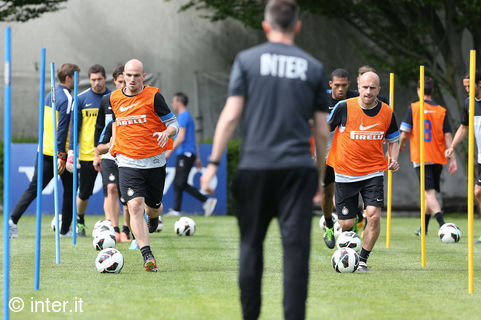 Allenamento post Udinese