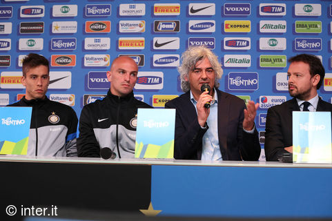 Press conference on pre-season in Pinzolo