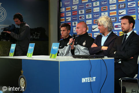 Press conference on pre-season in Pinzolo