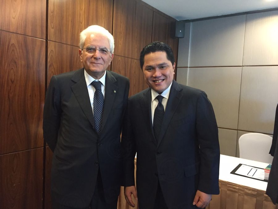 トヒル会長がイタリア大統領を訪問 News