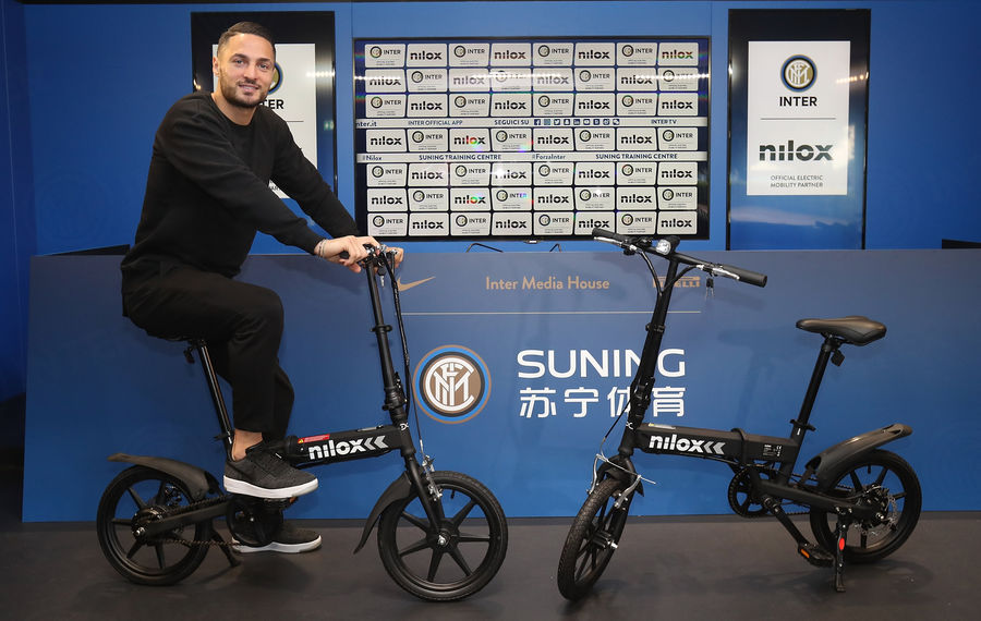 Nilox delivers the E-bike X2 to the Nerazzurri | NEWS