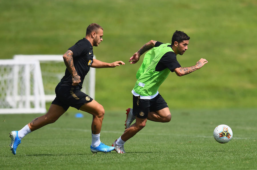 Doppia seduta di allenamento al Centro Sportivo Suning
