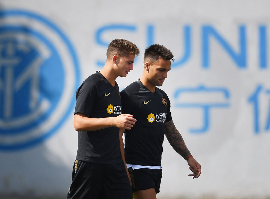 Doppia seduta di allenamento al Centro Sportivo Suning